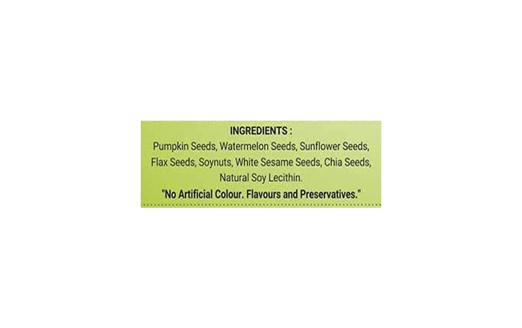 True Elements 7-in-1 Super-seeds & Nut Mix Pumpkin, Watermelon, Sunflower, Flax, Soynuts, White Sesame & Chia   Pack  250 grams